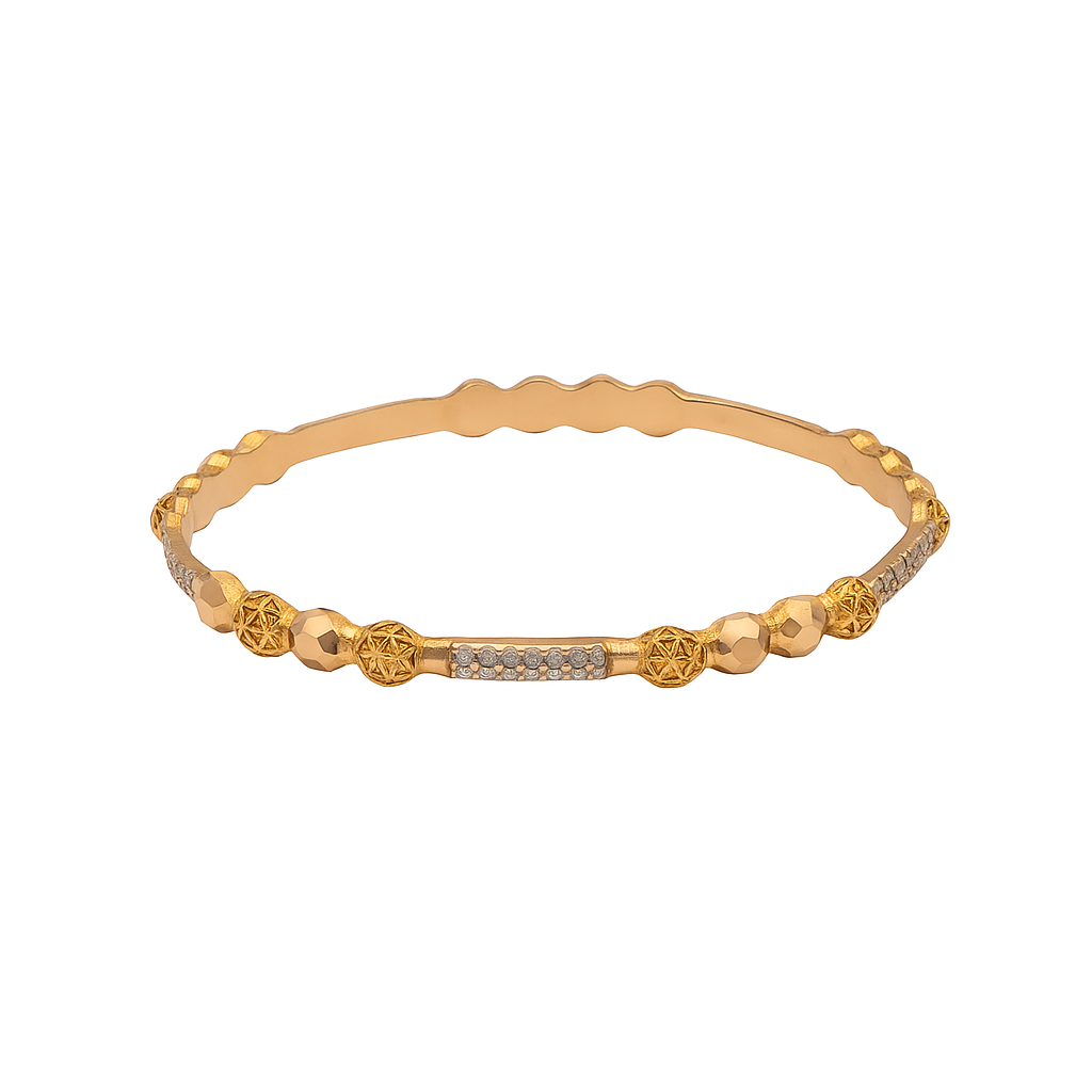 النگو طلا18 عیارگالری طلاعرفان مدل باستان سایز 1