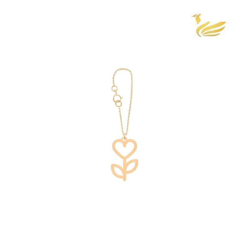 آویز ساعت طلا 18 عیار زنانه گالری قو طلایی مدل گل عاشق آویز ساعت طلا 18 عیار زنانه گالری قو طلایی مدل گل عاشق