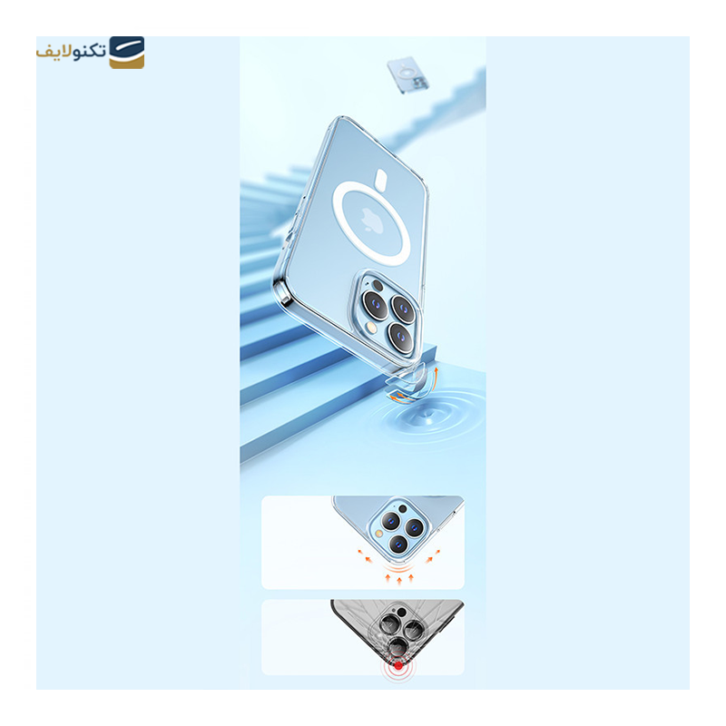 gallery-کاور گوشی اپل iPhone 14 Pro Max مک دودو مدل Crystal Pc Magnetic copy.png