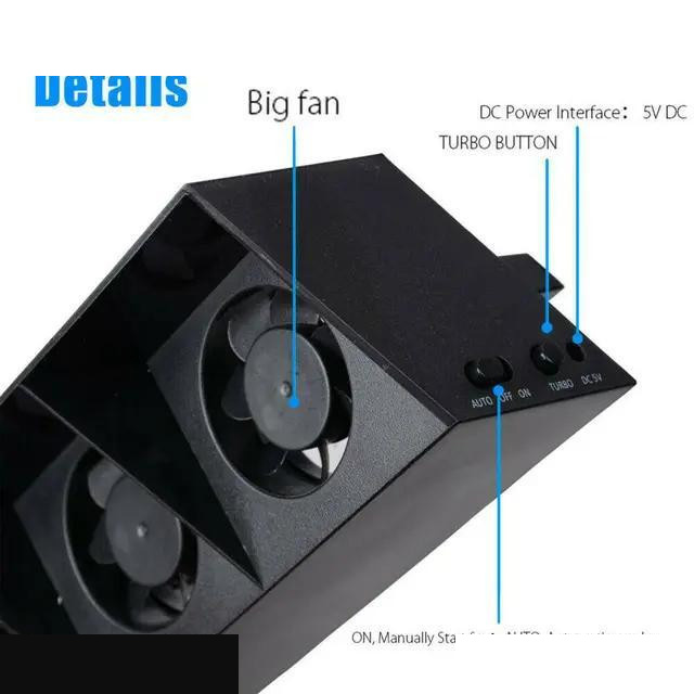 فن خنک کننده پلی استیشن 4 فت دابی مدل TP4-005 فن خنک کننده پلی استیشن 4 فت دابی مدل TP4-005