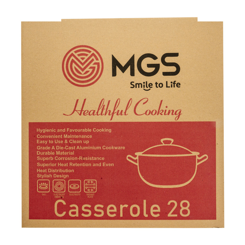 قابلمه گرانیت ام جی اس مدل فورج کد 005 سایز 28 قابلمه گرانیت ام جی اس مدل فورج کد 005 سایز 28