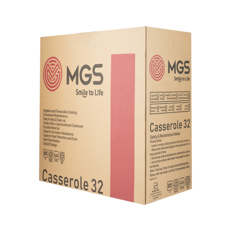 قابلمه گرانیت ام جی اس مدل D سایز 32 قابلمه گرانیت ام جی اس مدل D سایز 32