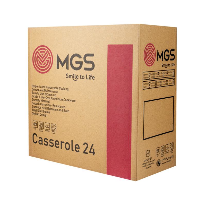 قابلمه گرانیت ام جی اس مدل کابان سایز 24 قابلمه گرانیت ام جی اس مدل کابان سایز 24