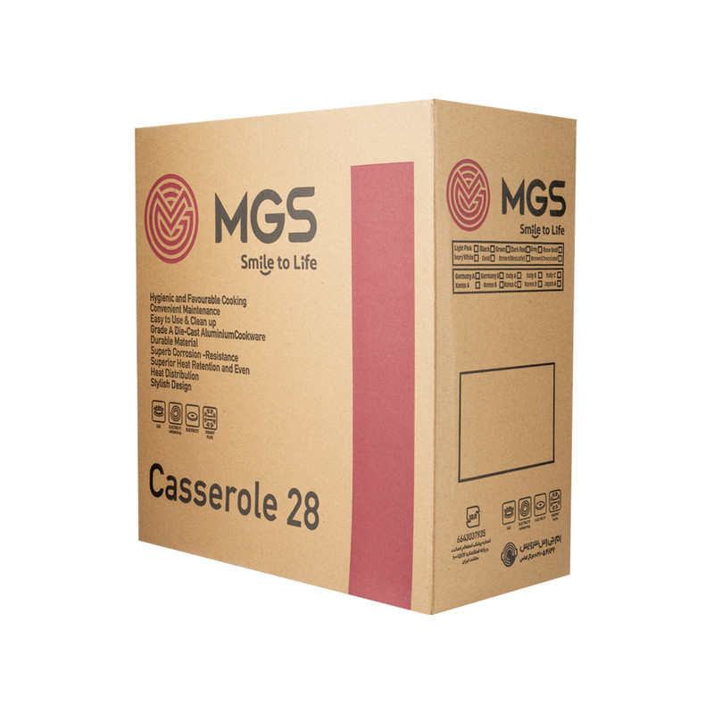 قابلمه گرانیت ام جی اس مدل C سایز 28 قابلمه گرانیت ام جی اس مدل C سایز 28