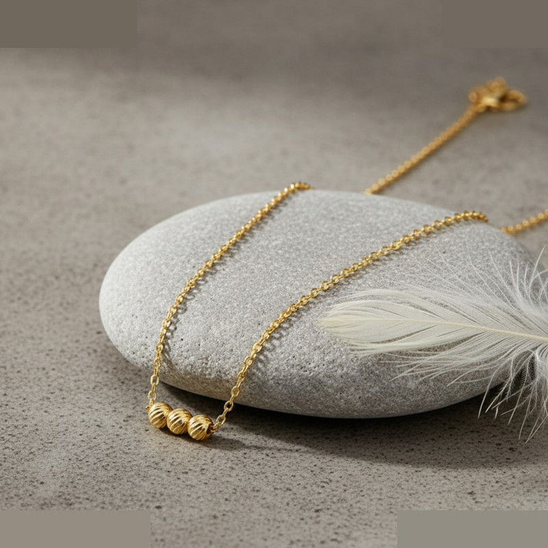 گردنبند طلا 18 عیار زنانه با زنجیر حلقهای (فلامینگو) گالری قو طلایی مدل سه البرنادو گردنبند طلا 18 عیار زنانه با زنجیر حلقهای (فلامینگو) گالری قو طلایی مدل سه البرنادو