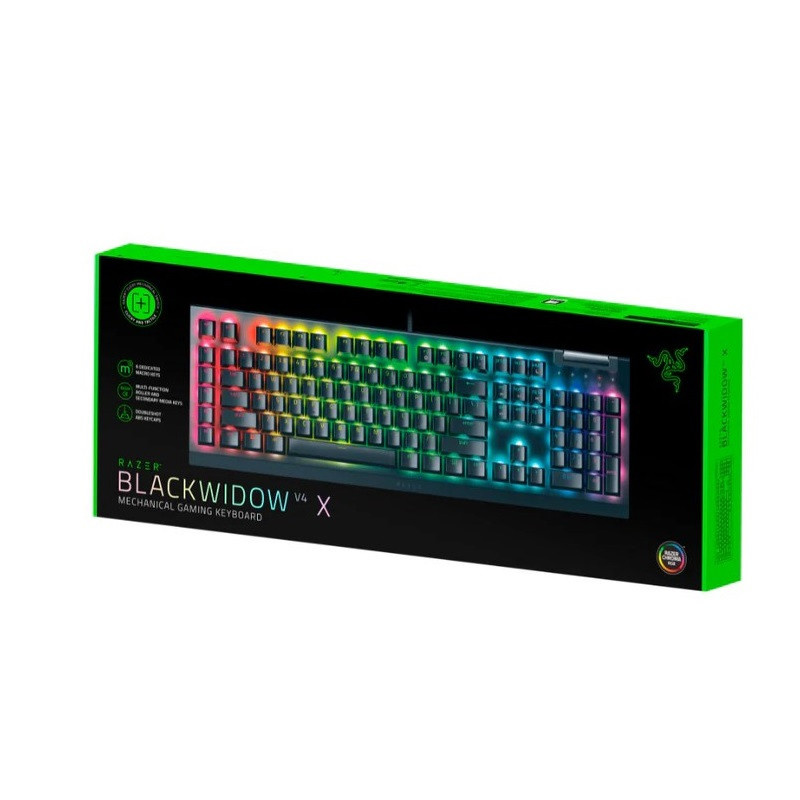 کیبورد مخصوص بازی ریزر مدل Blackwidow V4X Green switch کیبورد مخصوص بازی ریزر مدل Blackwidow V4X Green switch