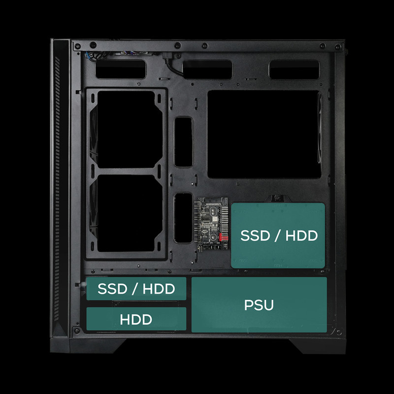 کیس کامپیوتر گیمینگ تسکو مدل GC 4510 کیس کامپیوتر گیمینگ تسکو مدل GC 4510