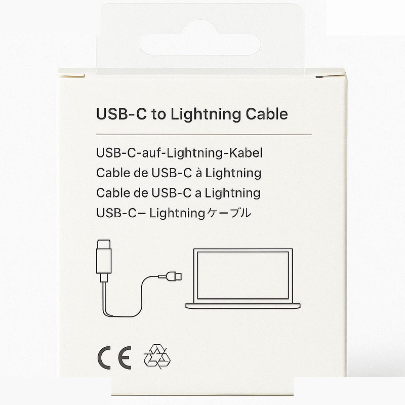 کابل تبدیل USB-C به لایتنینگ مدل Iphone13 طول 1 متر کابل تبدیل USB-C به لایتنینگ مدل Iphone13 طول 1 متر