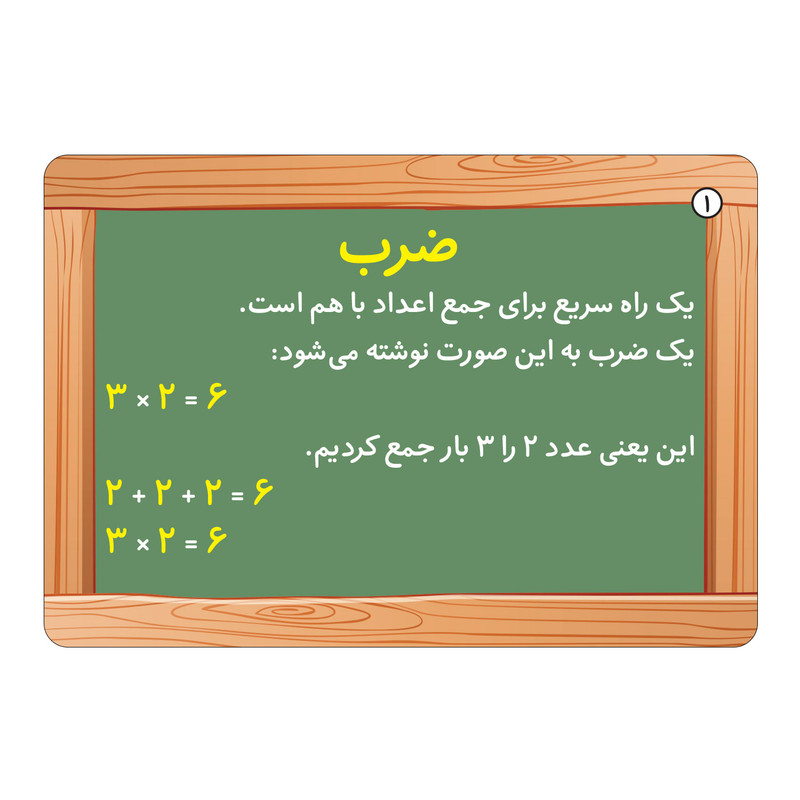 فلش کارت ضرب و تقسیم انتشارات برف فلش کارت ضرب و تقسیم انتشارات برف