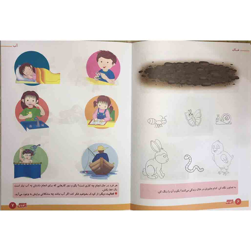 کتاب علوم زمین برای کودکان 4 تا 6 سال اثر رویا جوانی انتشارات آبرنگ جلد 5 کتاب علوم زمین برای کودکان 4 تا 6 سال اثر رویا جوانی انتشارات آبرنگ جلد 5