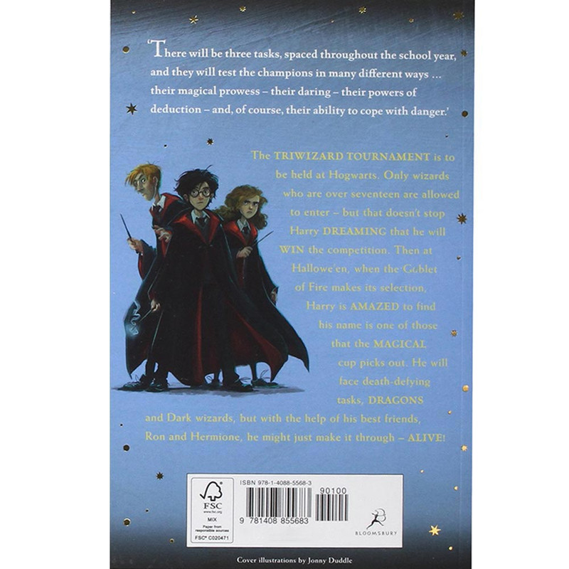 کتاب Harry Potter and the Goblet of Fire اثر J.K. Rowling انتشارات Bloomsbury کتاب Harry Potter and the Goblet of Fire اثر J.K. Rowling انتشارات Bloomsbury