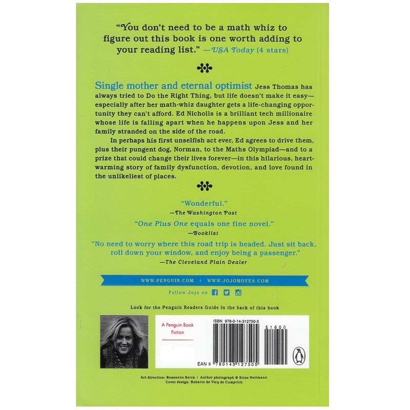 کتاب One Plus One اثر Jojo Moyes انتشارات Penguin Books کتاب One Plus One اثر Jojo Moyes انتشارات Penguin Books