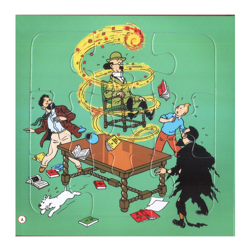 کتاب پازل تن تن و میلو اثر هرژه انتشارات سایه گستر