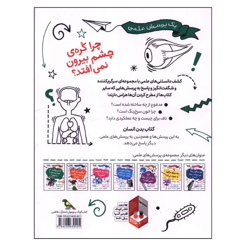 کتاب چرا کُره چشم بيرون نمي افتد؟ اثر آنا کلیبورن ترجمه فروغ فرجود انتشارات فاطمی کتاب چرا کُره چشم بيرون نمي افتد؟ اثر آنا کلیبورن ترجمه فروغ فرجود انتشارات فاطمی