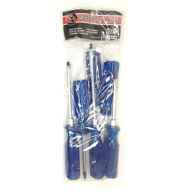 پیچ گوشتی ضربه خور مدل نوا AJ-6PCS بسته 6 عددی پیچ گوشتی ضربه خور مدل نوا AJ-6PCS بسته 6 عددی