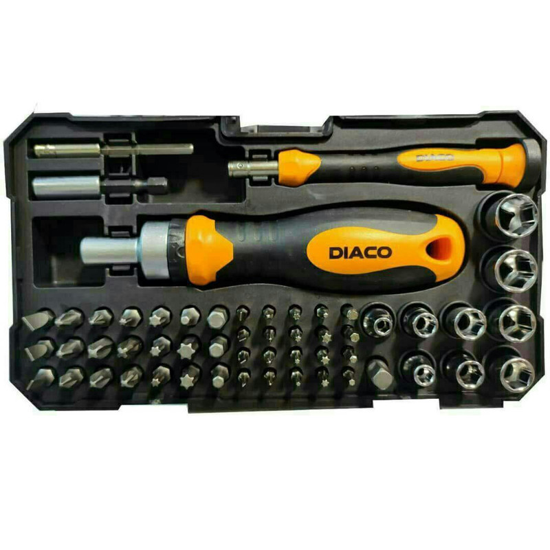 مجموعه سری و پیچ گوشتی دیاکو مدل AJ-DIACO-27PCS بسته 55 عددی مجموعه سری و پیچ گوشتی دیاکو مدل AJ-DIACO-27PCS بسته 55 عددی