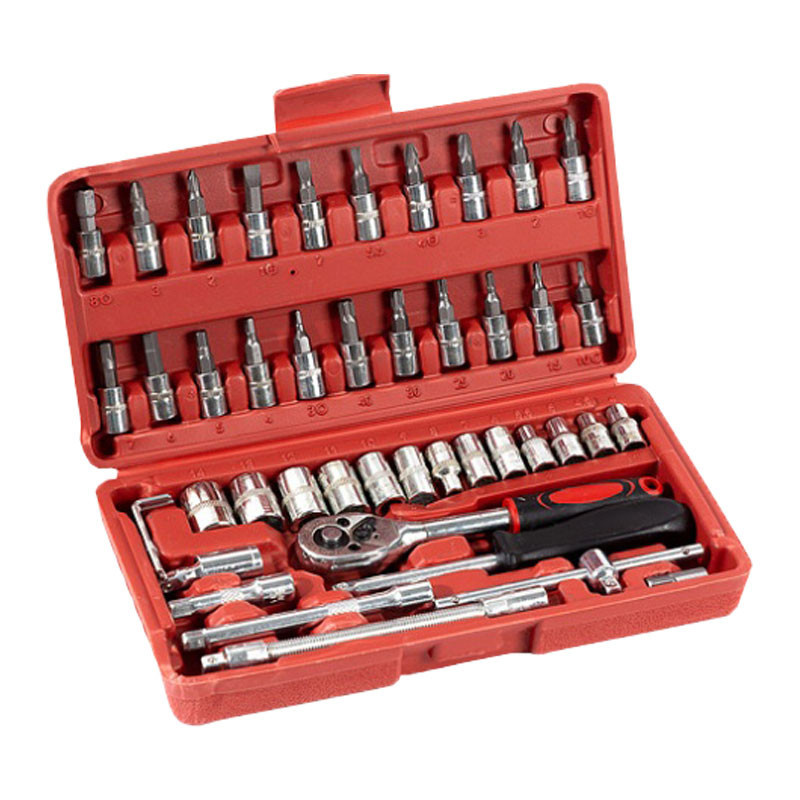 مجموعه 46 عددی آچار و سری بکس و پیچ گوشتی مدل CR-V مجموعه 46 عددی آچار و سری بکس و پیچ گوشتی مدل CR-V