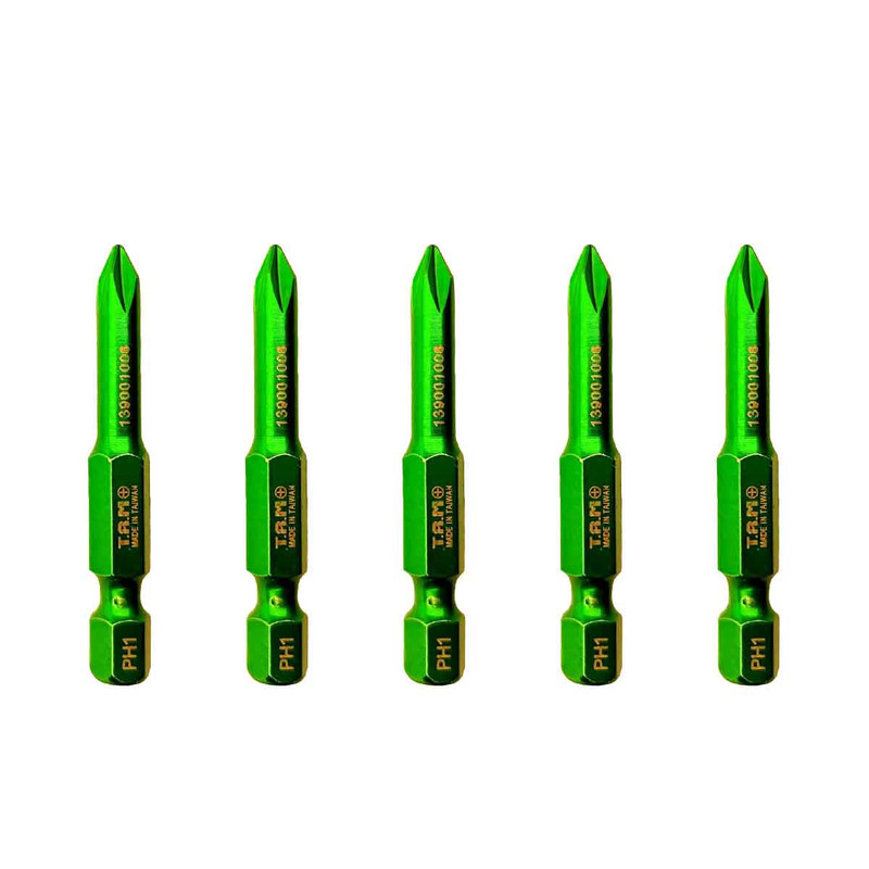 سری پیچ گوشتی چهارسو تام مدل بیت خور کد AJ-PH1*50MM سایز 50 میلی متر مجموعه 5 عددی سری پیچ گوشتی چهارسو تام مدل بیت خور کد AJ-PH1*50MM سایز 50 میلی متر مجموعه 5 عددی