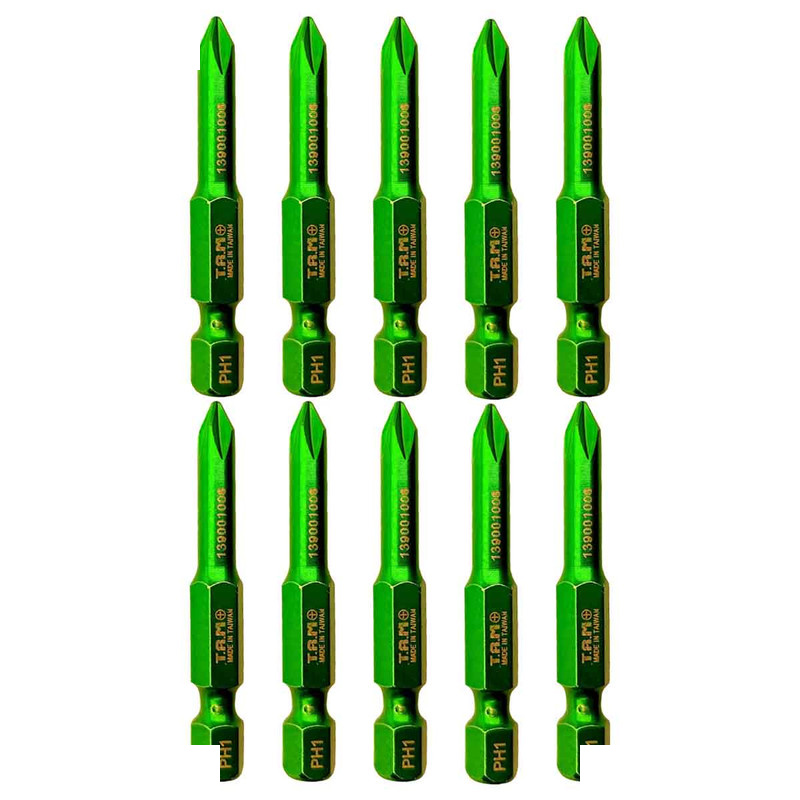 سری پیچ گوشتی چهارسو تام مدل بیت خور کد AJ-PH1*70MM سایز 70 میلی متر مجموعه 10 عددی سری پیچ گوشتی چهارسو تام مدل بیت خور کد AJ-PH1*70MM سایز 70 میلی متر مجموعه 10 عددی