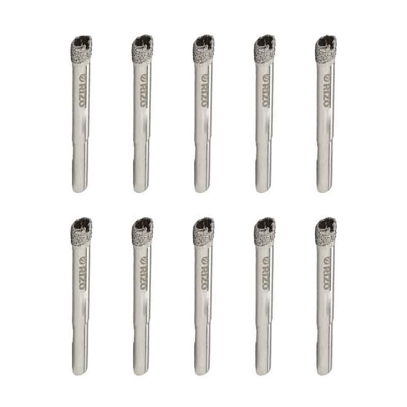 مته گرد بر شیشه ریزو مدل AJ-RIZO-HCG008 سایز 8 میلی متر مجموعه 10 عددی مته گرد بر شیشه ریزو مدل AJ-RIZO-HCG008 سایز 8 میلی متر مجموعه 10 عددی