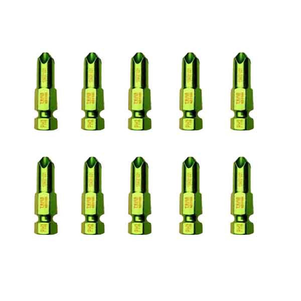 سری پیچ گوشتی چهارسو تام مدل بیت خور کد AJ-PH2*25MM مجموعه 10 عددی سری پیچ گوشتی چهارسو تام مدل بیت خور کد AJ-PH2*25MM مجموعه 10 عددی