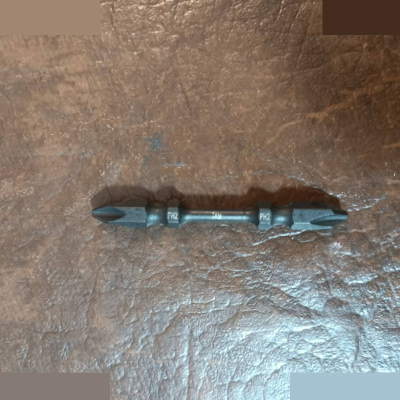 سری پیچ گوشتی دو سر چهار سو تام مدل AJ-PH2*PH2*65MM سایز 6.5 سانتی متر مجموعه 10 عددی سری پیچ گوشتی دو سر چهار سو تام مدل AJ-PH2*PH2*65MM سایز 6.5 سانتی متر مجموعه 10 عددی