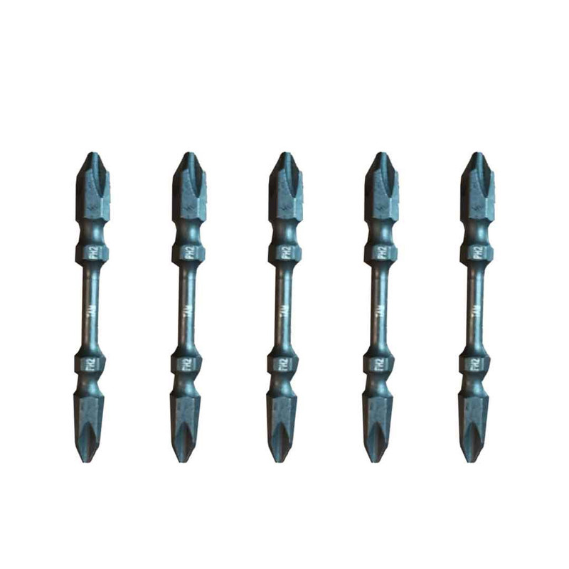 سری پیچ گوشتی دو سر چهار سو تام مدل AJ-PH2*PH2*65MM سایز 6.5 سانتی متر مجموعه 5 عددی سری پیچ گوشتی دو سر چهار سو تام مدل AJ-PH2*PH2*65MM سایز 6.5 سانتی متر مجموعه 5 عددی