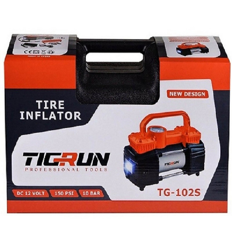 کمپرسور هوا فندکی تیگران مدل AJ-TG102S کمپرسور هوا فندکی تیگران مدل AJ-TG102S