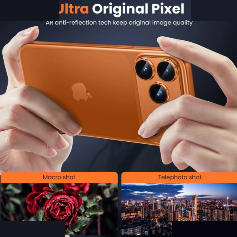 محافظ لنز دوربین شیشه ای زیفرند مدل Full Cover مناسب برای گوشی موبایل اپل iPhone 17 Pro Max محافظ لنز دوربین شیشه ای زیفرند مدل Full Cover مناسب برای گوشی موبایل اپل iPhone 17 Pro Max