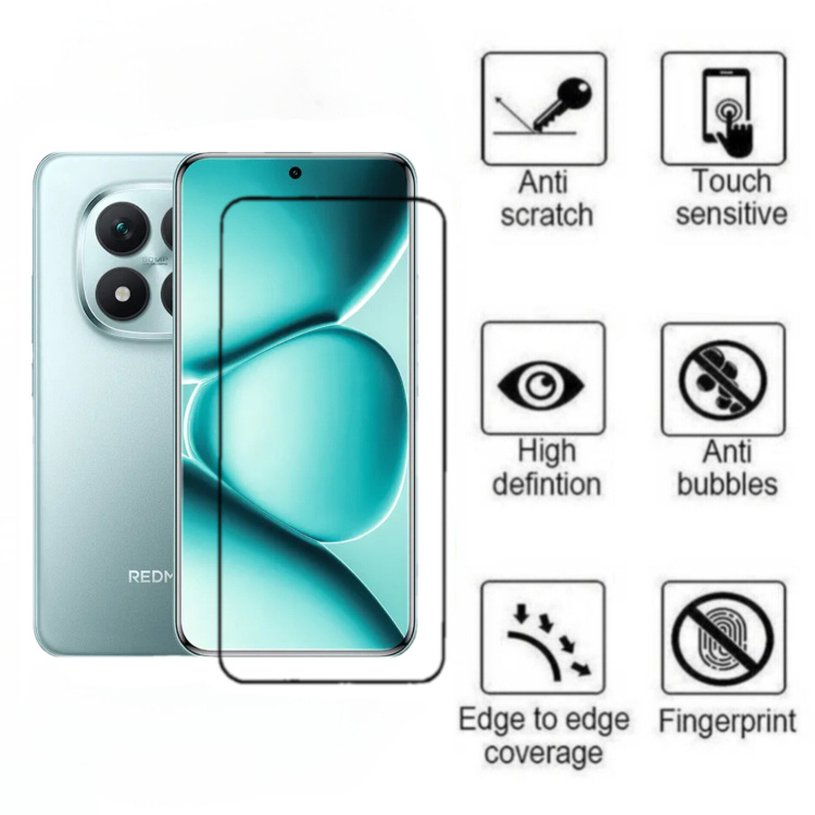 محافظ صفحه نمایش گوشی اولترا شیشه ای فول چسب مدل 9H مناسب شیائومی Redmi Note 15 Pro Plus محافظ صفحه نمایش گوشی اولترا شیشه ای فول چسب مدل 9H مناسب شیائومی Redmi Note 15 Pro Plus