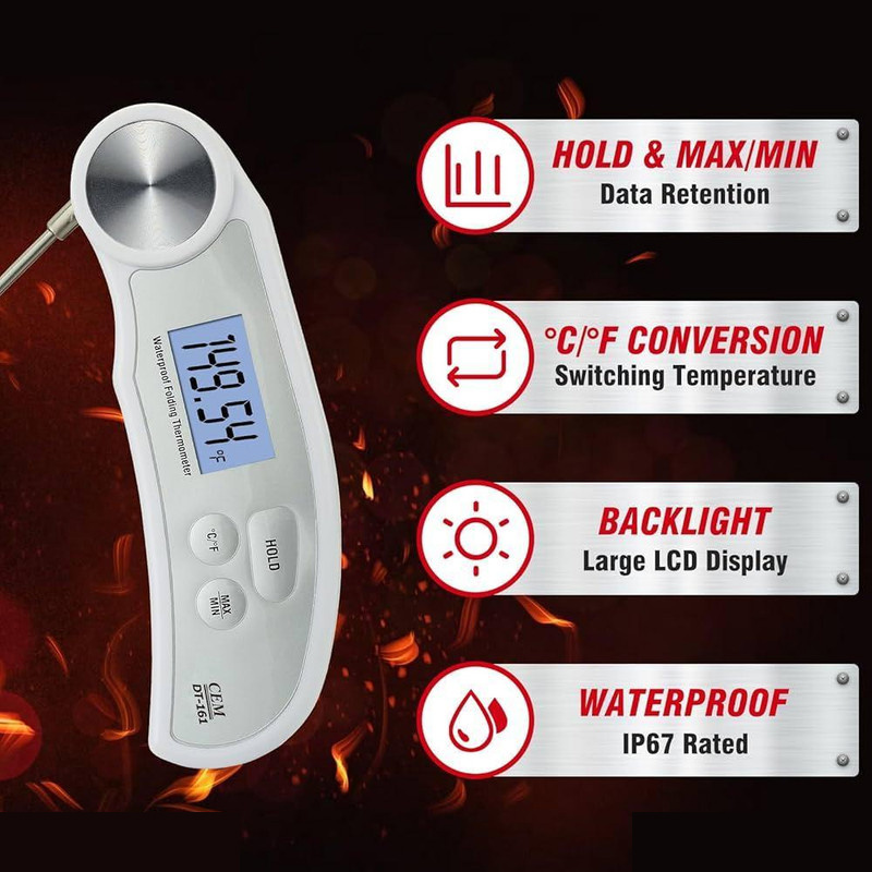 دماسنج نفوذی سی ای ام مدل DT-161 دماسنج نفوذی سی ای ام مدل DT-161