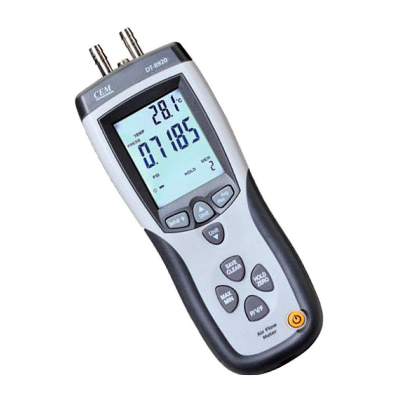دستگاه اندازه گیری فشار و جریان هوا سی ای ام مدل DT8920 دستگاه اندازه گیری فشار و جریان هوا سی ای ام مدل DT8920