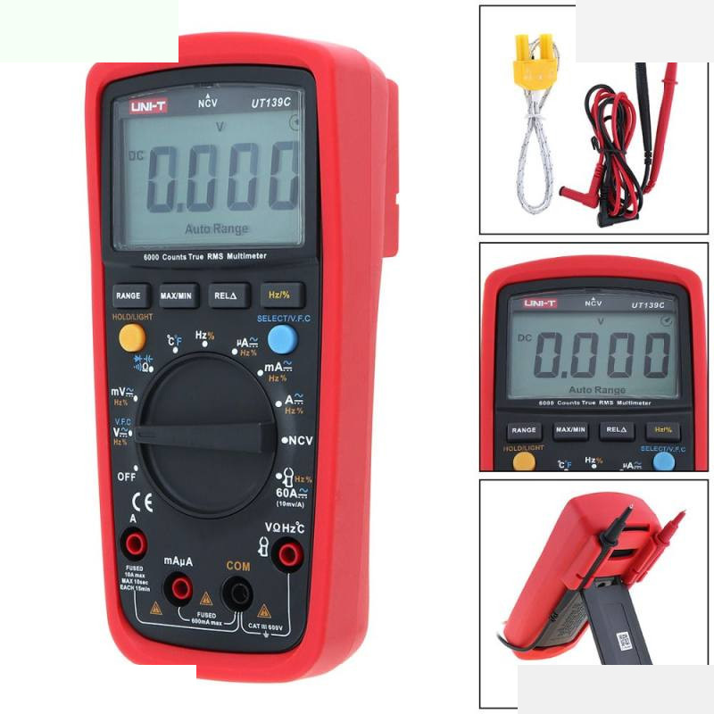 مولتی متر دیجیتال یونی-تی مدل UT139C