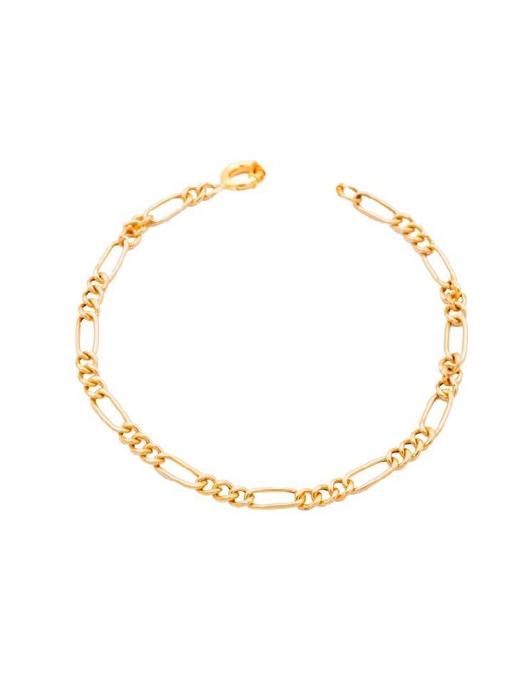 دستبند طلا 18عیار اپال گلد مدل فیگارو دستبند طلا 18عیار اپال گلد مدل فیگارو