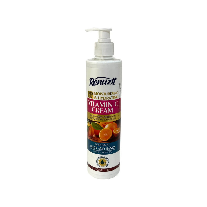 کرم آبرسان و مرطوب کننده رینوزیت مدل Vitamin C حجم 500 میلی لیتر کرم آبرسان و مرطوب کننده رینوزیت مدل Vitamin C حجم 500 میلی لیتر