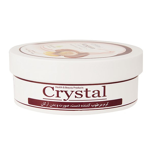 کرم مرطوب کننده کریستال مدل Argan حجم 200 میلی لیتر