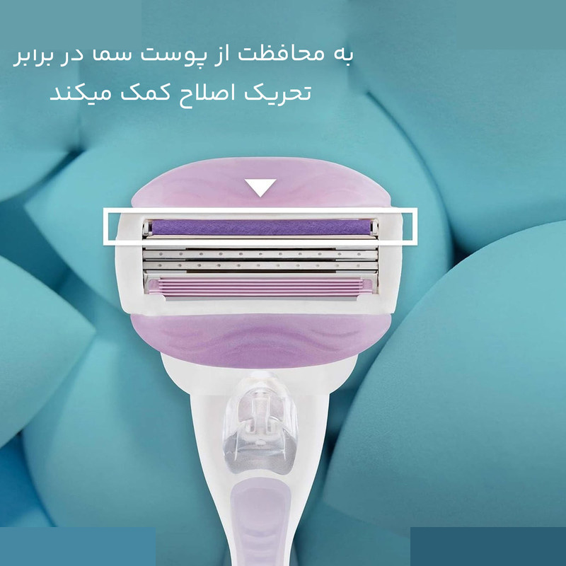 تیغ یدک ژیلت مدل venus Breeze comfortglide بسته 4 عددی تیغ یدک ژیلت مدل venus Breeze comfortglide بسته 4 عددی