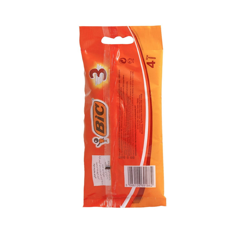 خود تراش بیک مدل Sensitive بسته 3 عددی خود تراش بیک مدل Sensitive بسته 3 عددی