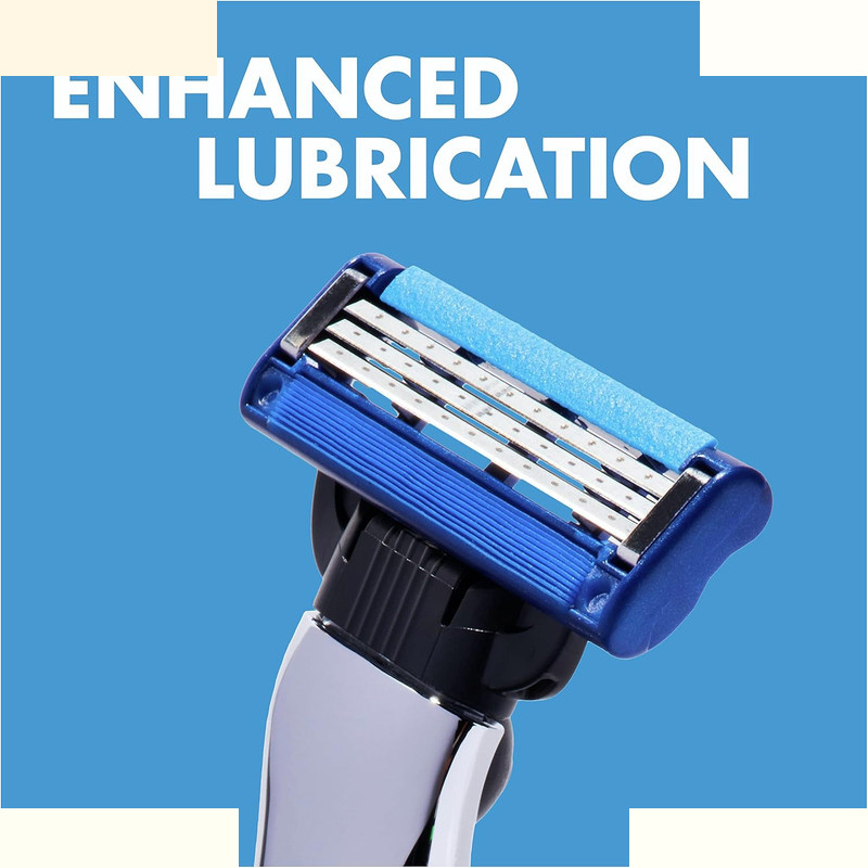 تیغ یدک ژیلت مدل Mach 3 Turbo بسته 4 عددی تیغ یدک ژیلت مدل Mach 3 Turbo بسته 4 عددی
