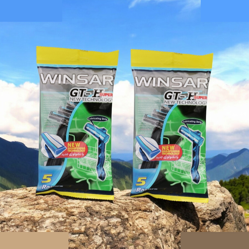 خود تراش وینسار مدل R 5 دو بسته 5 عددی خود تراش وینسار مدل R 5 دو بسته 5 عددی