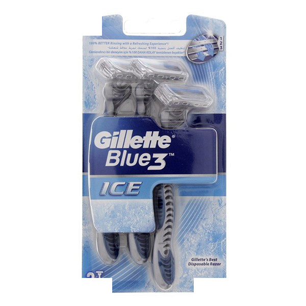 خودتراش ژیلت مدل Blue3 Ice بسته 3 عددی خودتراش ژیلت مدل Blue3 Ice بسته 3 عددی