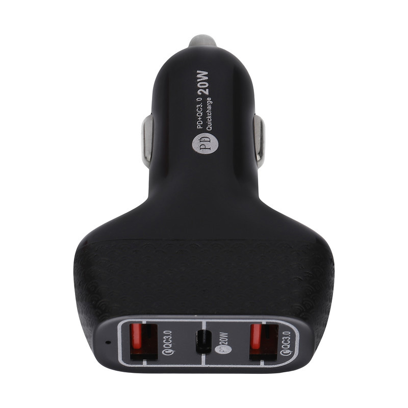 شارژر فندکی 20 وات سه پورت مدل LDO-555 شارژر فندکی 20 وات سه پورت مدل LDO-555