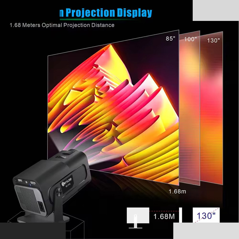 ویدئو پروژکتور اچ دی بنیوس مدل BE-VP08 به همراه ایرموس بنیوس ویدئو پروژکتور اچ دی بنیوس مدل BE-VP08 به همراه ایرموس بنیوس