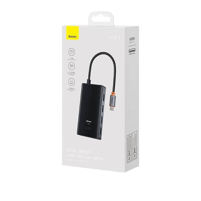 هاب 4 پورت USB3.0 باسئوس مدل BS-OH079 هاب 4 پورت USB3.0 باسئوس مدل BS-OH079