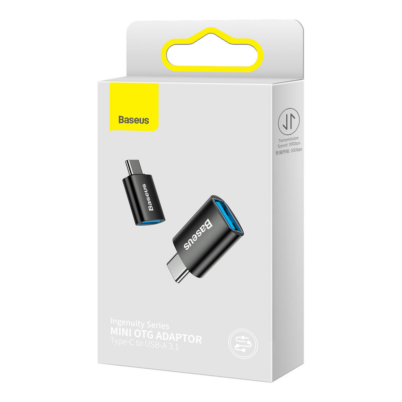 مبدل USB-C به USB3.1 باسئوس مدل Ingenuity Series Mini OTG Adaptor ZJJQ000001 مبدل USB-C به USB3.1 باسئوس مدل Ingenuity Series Mini OTG Adaptor ZJJQ000001