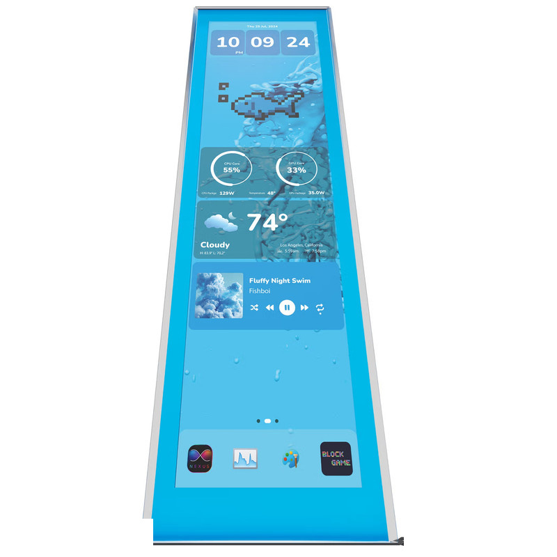 کیس کامپیوتر هایت مدل Y70 Touch Infinite Blueberry Milk کیس کامپیوتر هایت مدل Y70 Touch Infinite Blueberry Milk