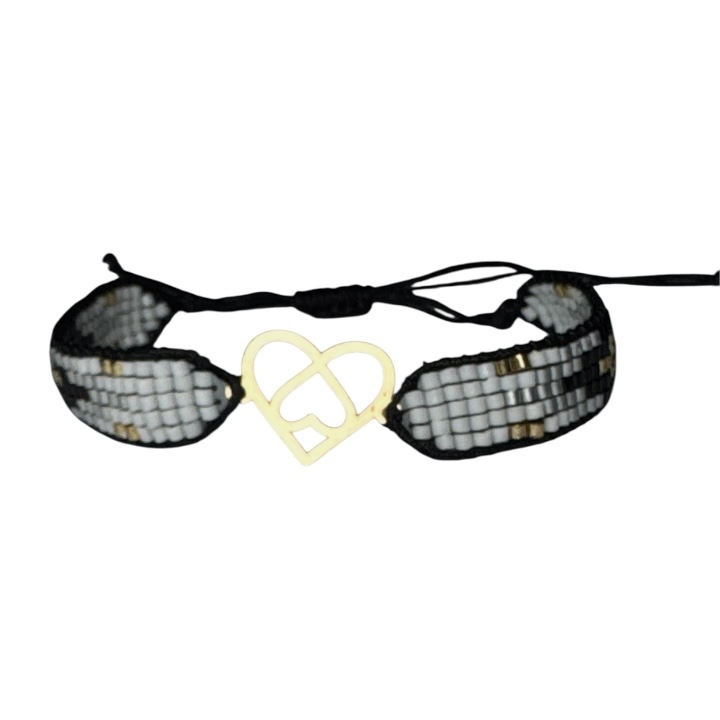 دستبند طلا 18 عیار میوکی با پلاک طلا طرح قلب مدل BSG18 دستبند طلا 18 عیار میوکی با پلاک طلا طرح قلب مدل BSG18