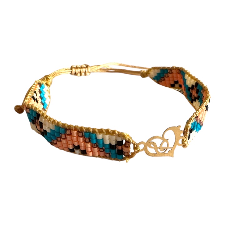 دستبند طلا 18 عیار میوکی با پلاک طلا طرح قلب مدل BSG19 دستبند طلا 18 عیار میوکی با پلاک طلا طرح قلب مدل BSG19