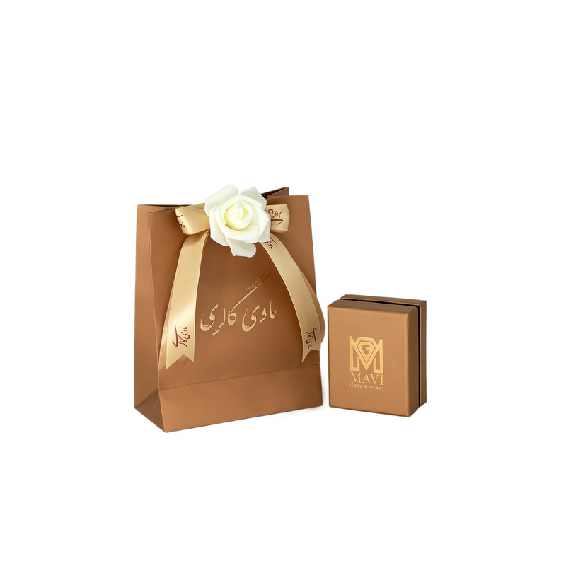 انگشتر طلا 18 عیار زنانه ماوی گالری مدل قلب توخالی