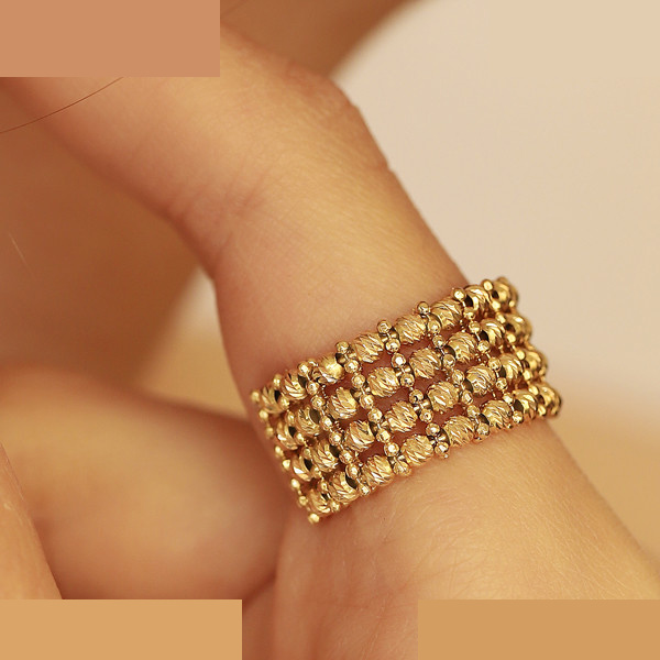 انگشتر طلا 18 عیار زنانه ماوی گالری مدل البرناردو چهارلاین انگشتر طلا 18 عیار زنانه ماوی گالری مدل البرناردو چهارلاین